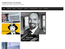 Tablet Screenshot of christianscherg.com